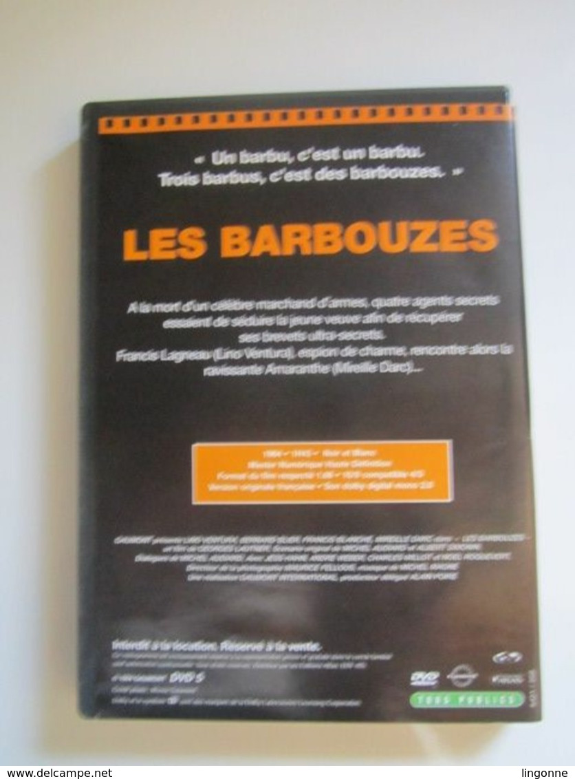 DVD Les Barbouzes Lino Ventura (manque Plastique Jaquette) - Cómedia