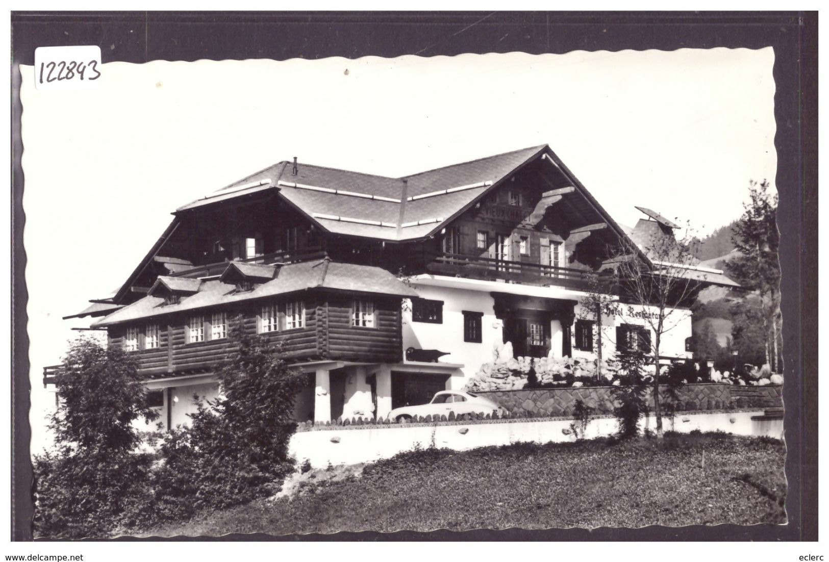 CRESUZ - LE VIEUX CHALET - AUTOMOBILE PORSCHE - TB - Crésuz