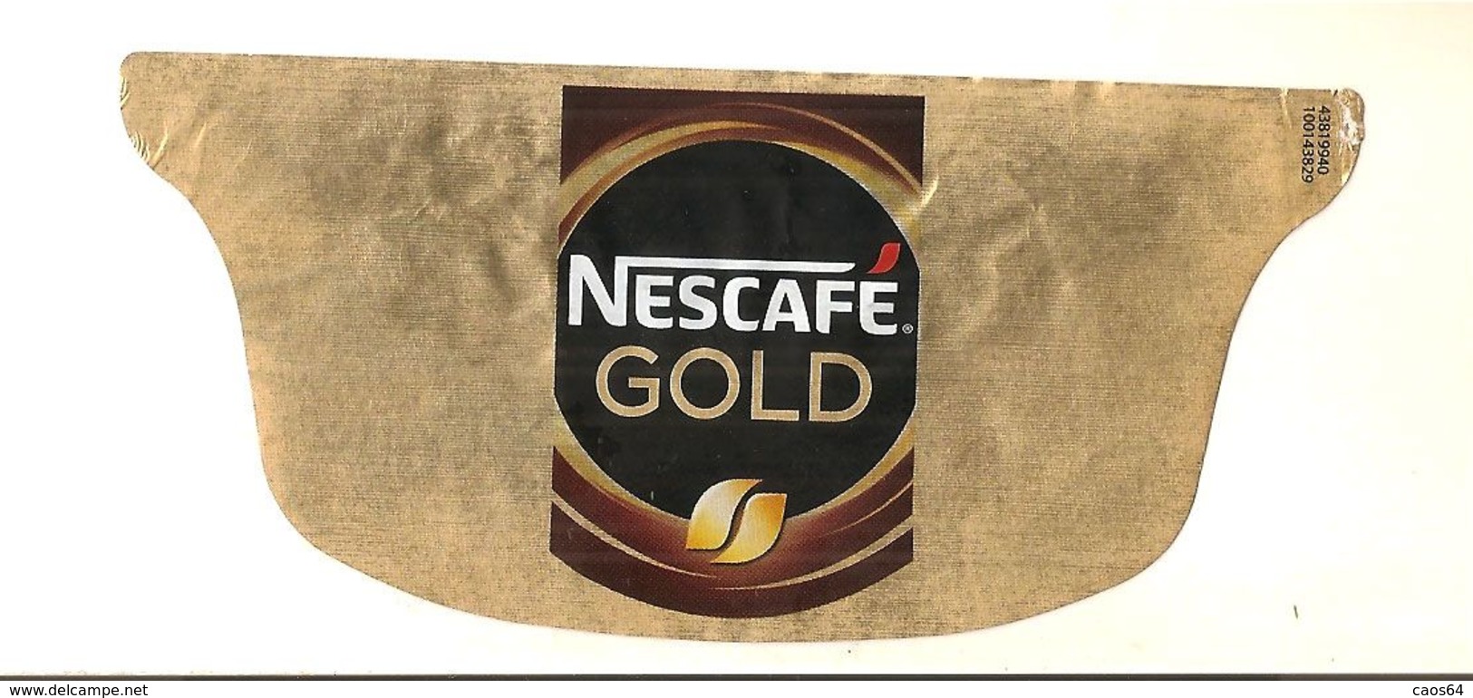 NESCAFE'  GOLD    ETICHETTA  CARTA ITALY - Kaffee & Chicorée