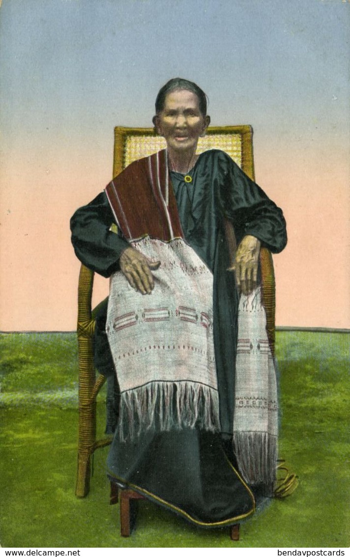 Indonesia, SUMATRA TOBA, Wife Of Batak Chief Bim Radja (1910s) Postcard - Indonesia