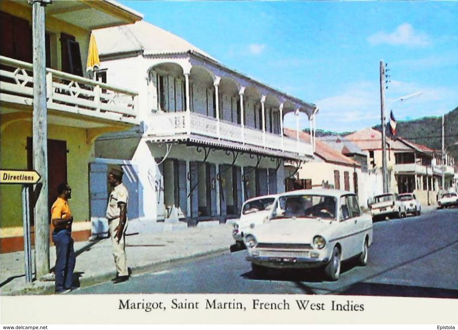 MARIGOT  ILe Saint Martin - French West Indies Publicité  1950's Automobile DAF  ( Reproduction  Edts Boomerang NL) - Saint Martin