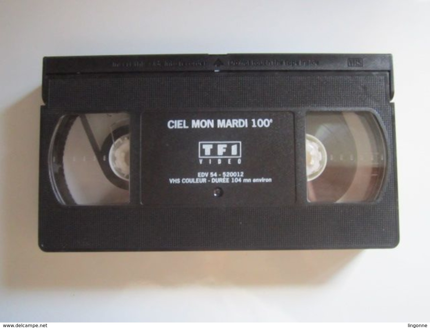 CASSETTE VIDEO VHS CIEL, MON MARDI ! Il Y A Un An LA 100 ème !...  Christophe Dechavanne - Series Y Programas De TV