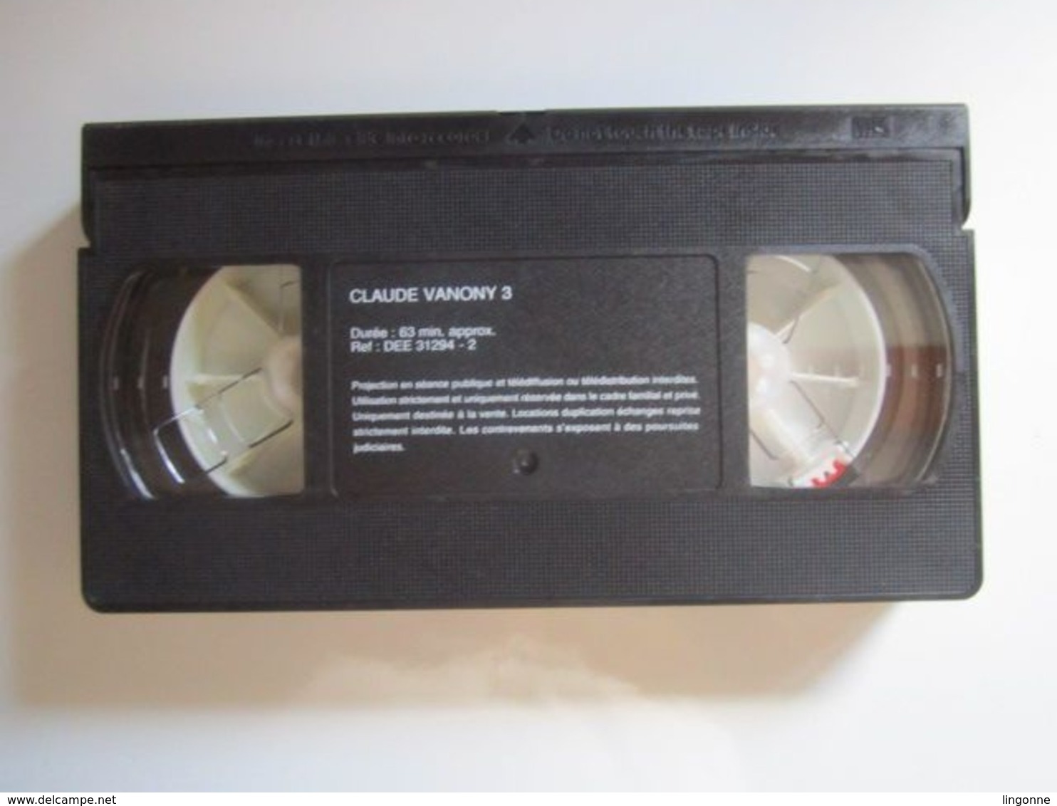 CASSETTE VIDEO VHS Claude VANONY. LES POULES. Enregistrement Public. - Conciertos Y Música