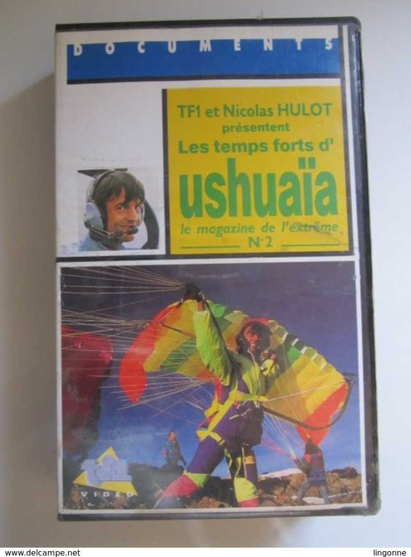 CASSETTE VIDEO VHS USHUAÏA Nicolas HULOT Le Magazine De L'extrême. - Documentaires