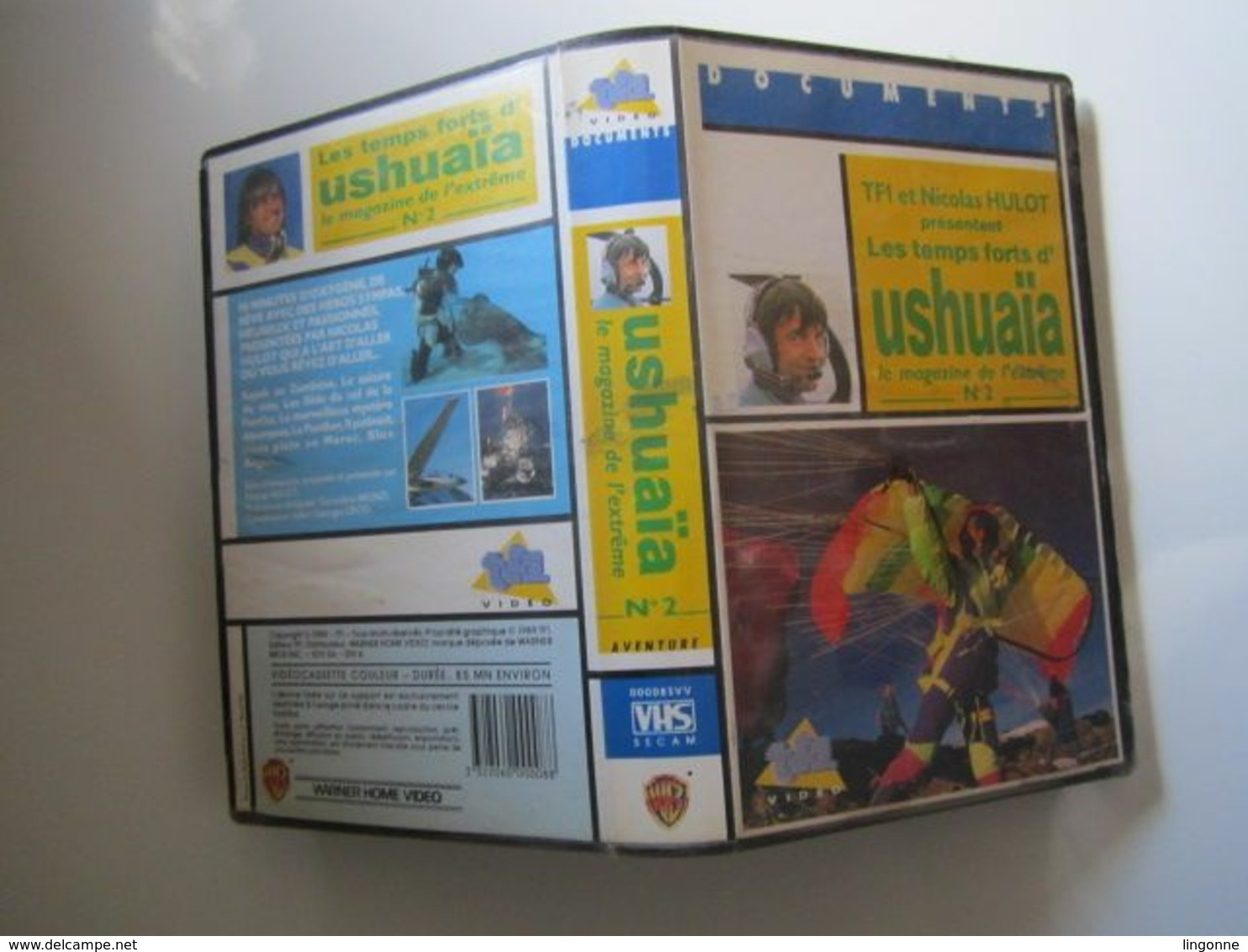 CASSETTE VIDEO VHS USHUAÏA Nicolas HULOT Le Magazine De L'extrême. - Documentaires