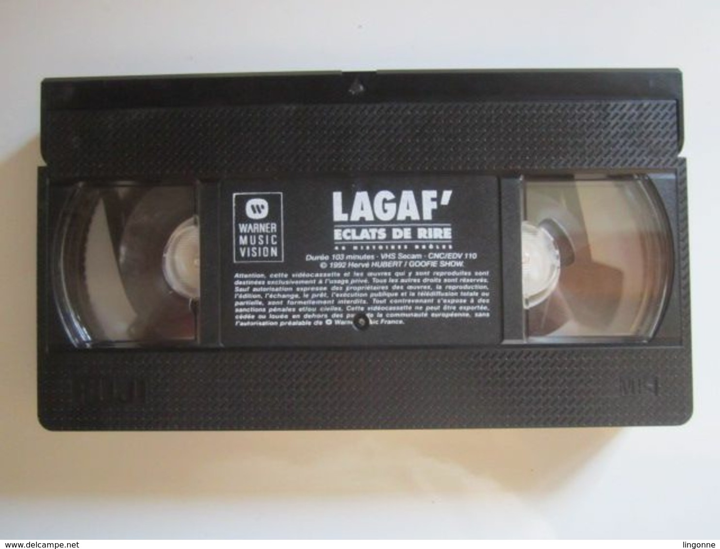 CASSETTE VIDEO VHS LAGAF' Eclats De Rire (jaquette Abimée) - Concert Et Musique