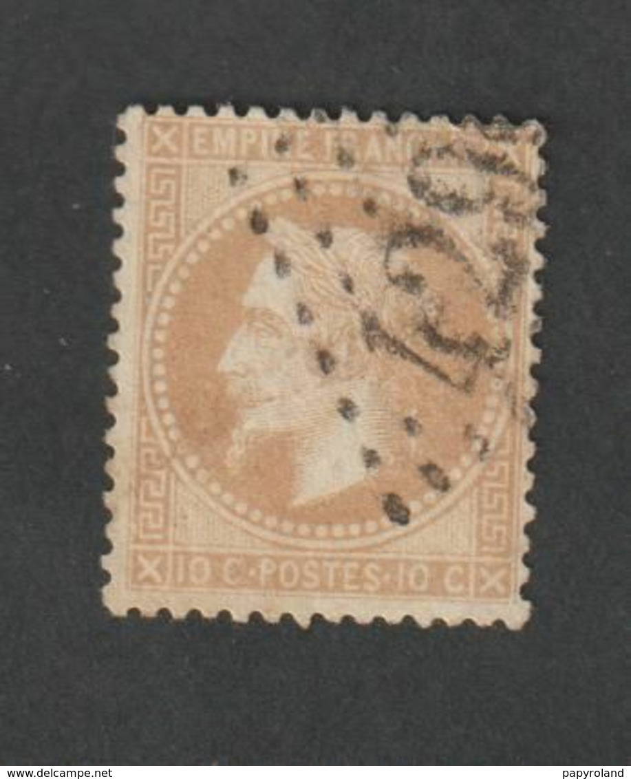 Timbres  -  N°28 B  - Type  Napoléon III , Lauré , Légende  Empire Français  - 1868  -  Oblitéré - - Other & Unclassified