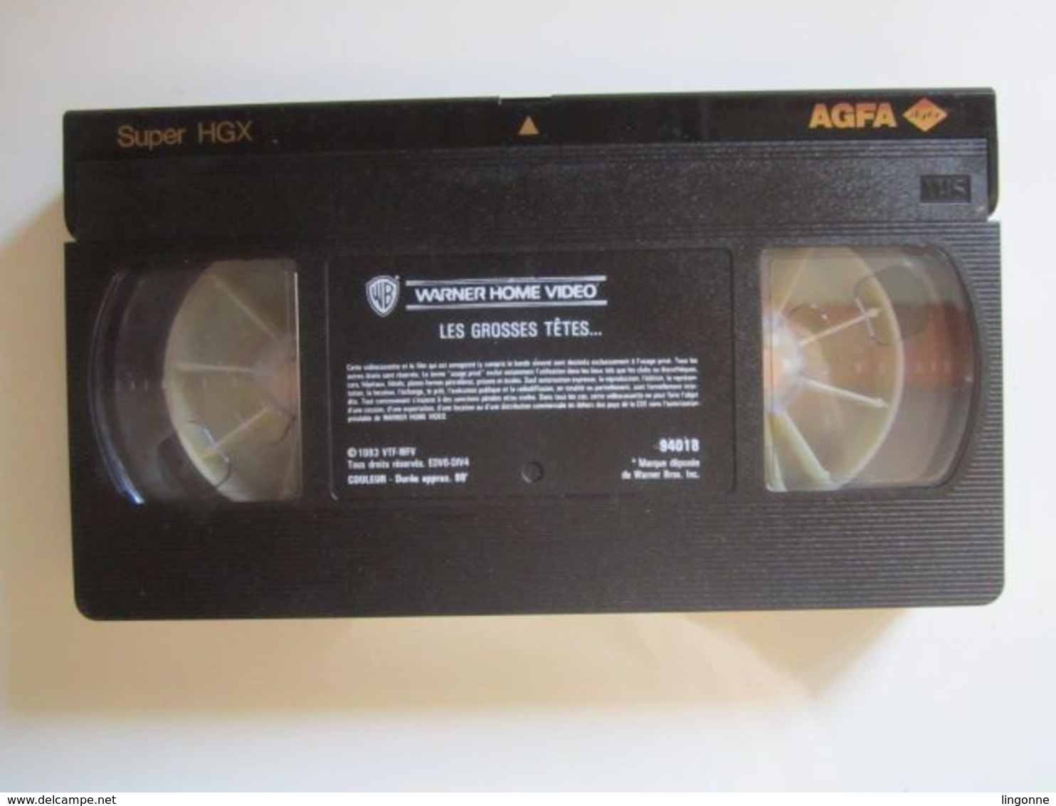 CASSETTE VIDEO VHS LES GROSSES TETES Bouvard/Sim/Jugnot/zitrone/castelli - Concert Et Musique