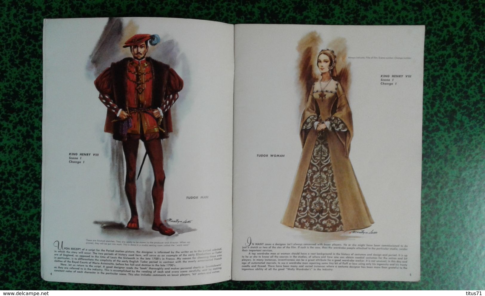 Revue The Art Of Costume Design - Marilyn Sotto Hollywood Designer - Costumes De Cinéma, Thêatre... - 1960 - Moda/ Trajes