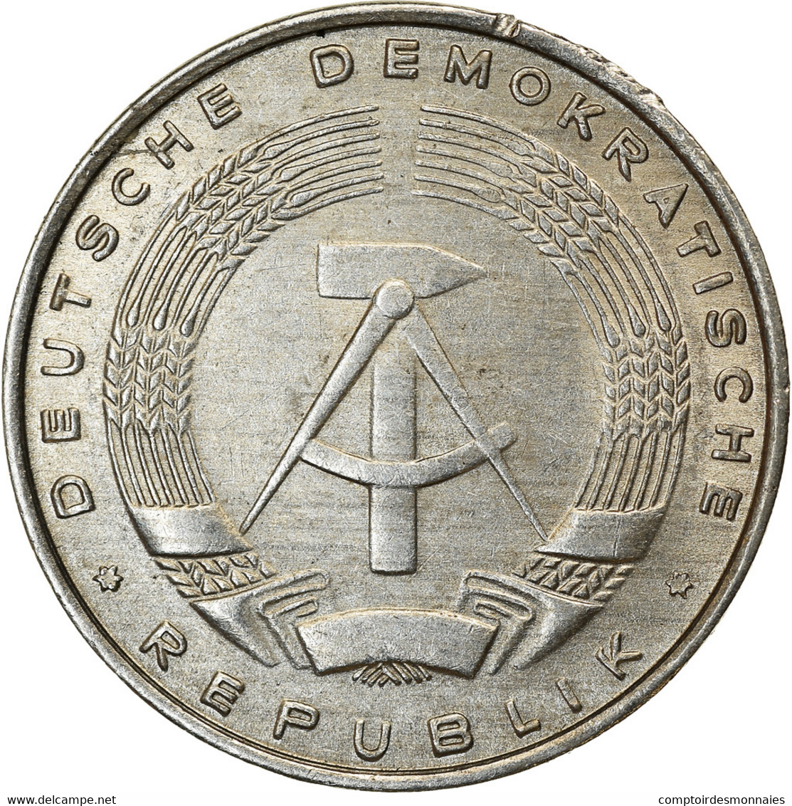 Monnaie, GERMAN-DEMOCRATIC REPUBLIC, 5 Pfennig, 1968, Berlin, SUP+, Aluminium - 5 Pfennig