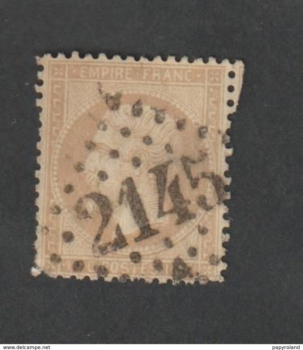 Timbres -  N°21   - Type  Napoléon III , Légende  Empire Franc  - 1862-  Oblitéré - - Altri & Non Classificati