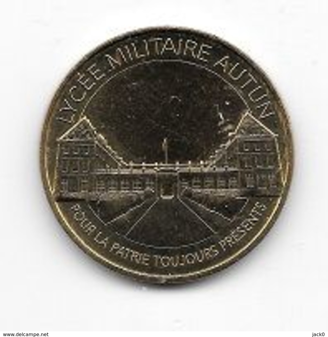 Médaille Touristique, Ville  AUTUN ( 71 ) LYCÉE  MILITAIRE  AUTUN, POUR  LA  PATRIE  TOUJOURS  PRÉSENTS - 2017