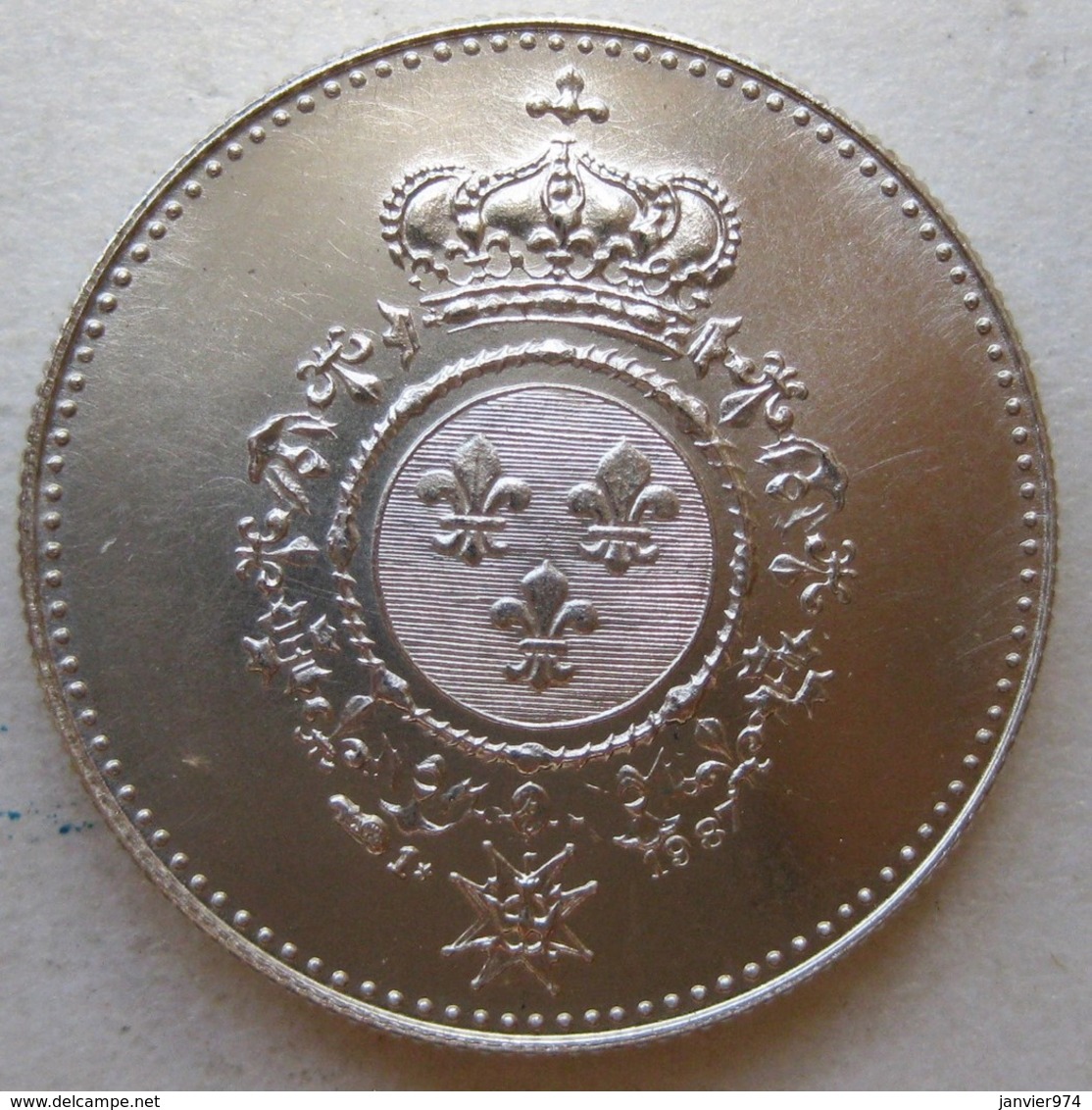 Medaille En Argent Charles X 1757 - 1836, Roi De France Et De Navarre - Royal / Of Nobility
