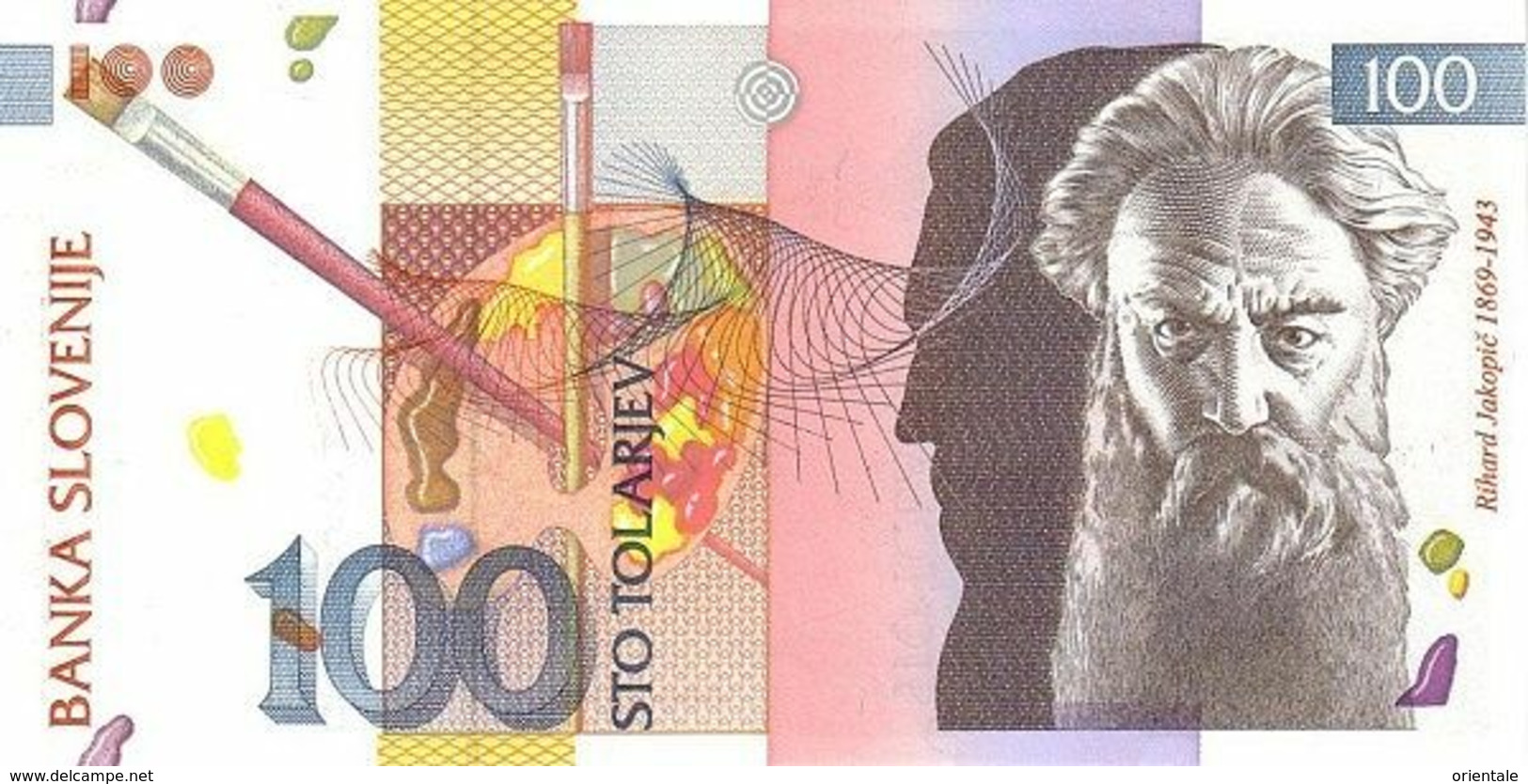 SLOVENIA P. 14a 100 T 1992 UNC - Slovenia