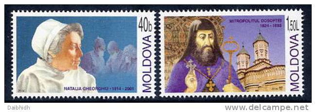 MOLDOVA 2004 Personalities  MNH / **.  Michel  485-86 - Moldavië