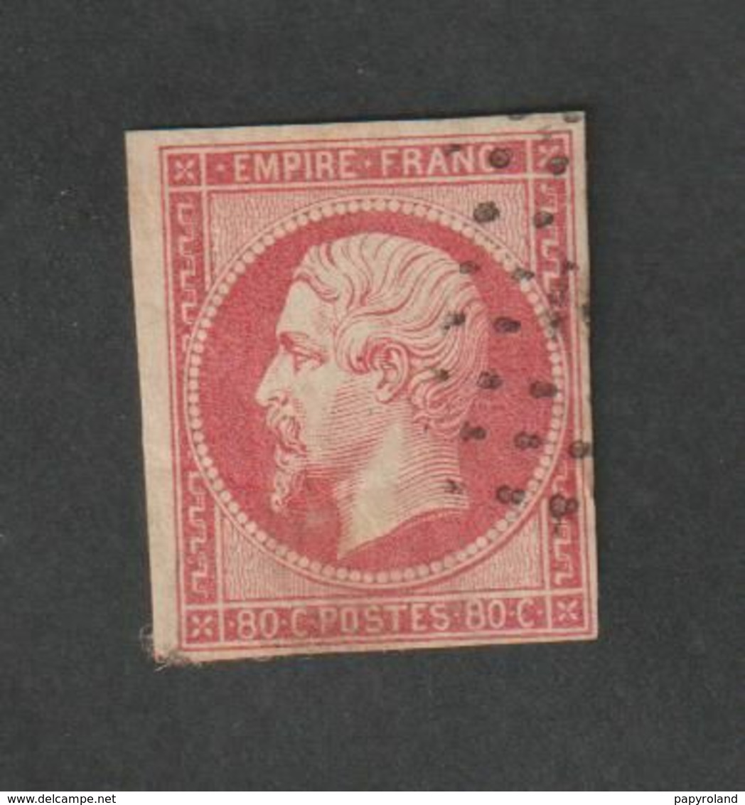 Timbres 1854  - N° 17A -  Type  Napoléon III , Légende  Empire Franc  -  Oblitéré - - Autres & Non Classés