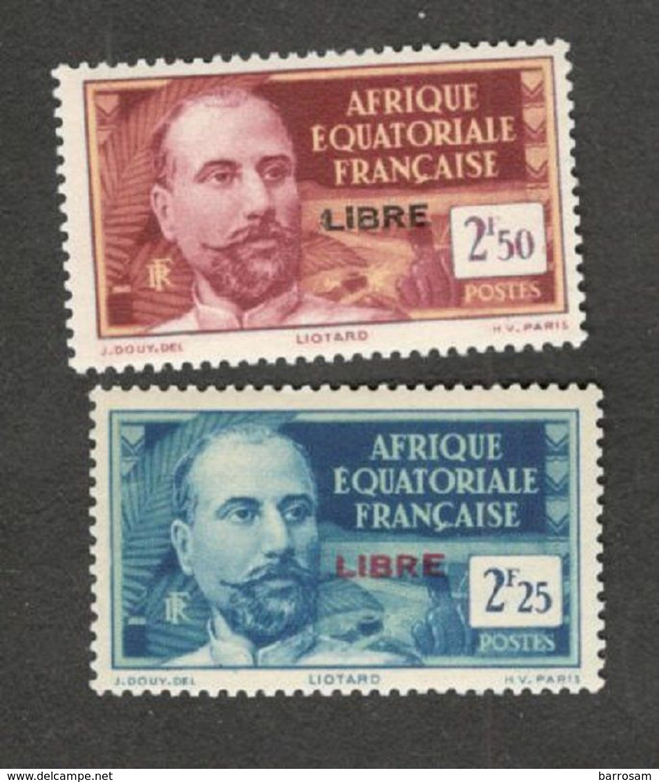 FRENCH EQUATORIAL AFRICA.....1939:Yvert122-3mnh** - Nuovi