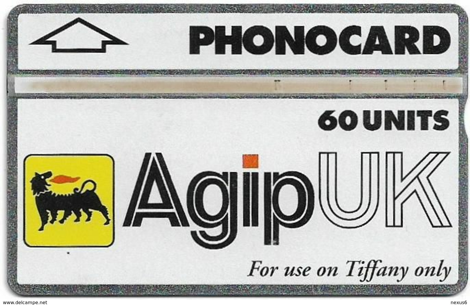 UK - Oil Rigs (L&G) - Agip UK, Tiffany - 262H - 60Units, 15.000ex, Used - Plateformes Pétrolières