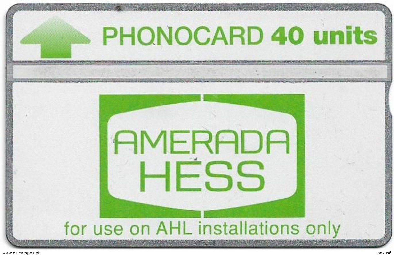 UK - Oil Rigs (L&G) - Amerada Hess (Green-White) - 940H - 40Units, Used - [ 2] Plataformas Petroleras