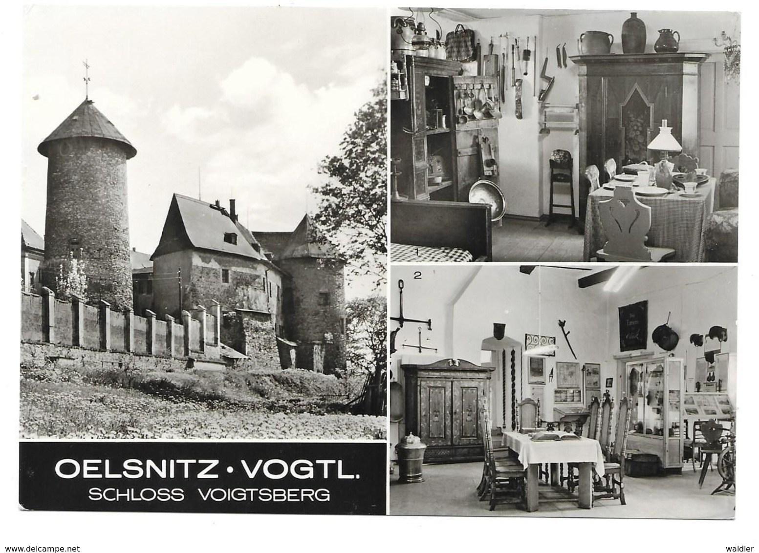 9920  OELSNITZ I. VOGTL.   - MEHRBILD  SCHLOSS VOIGTSBERG  1970 - Oelsnitz I. Vogtl.