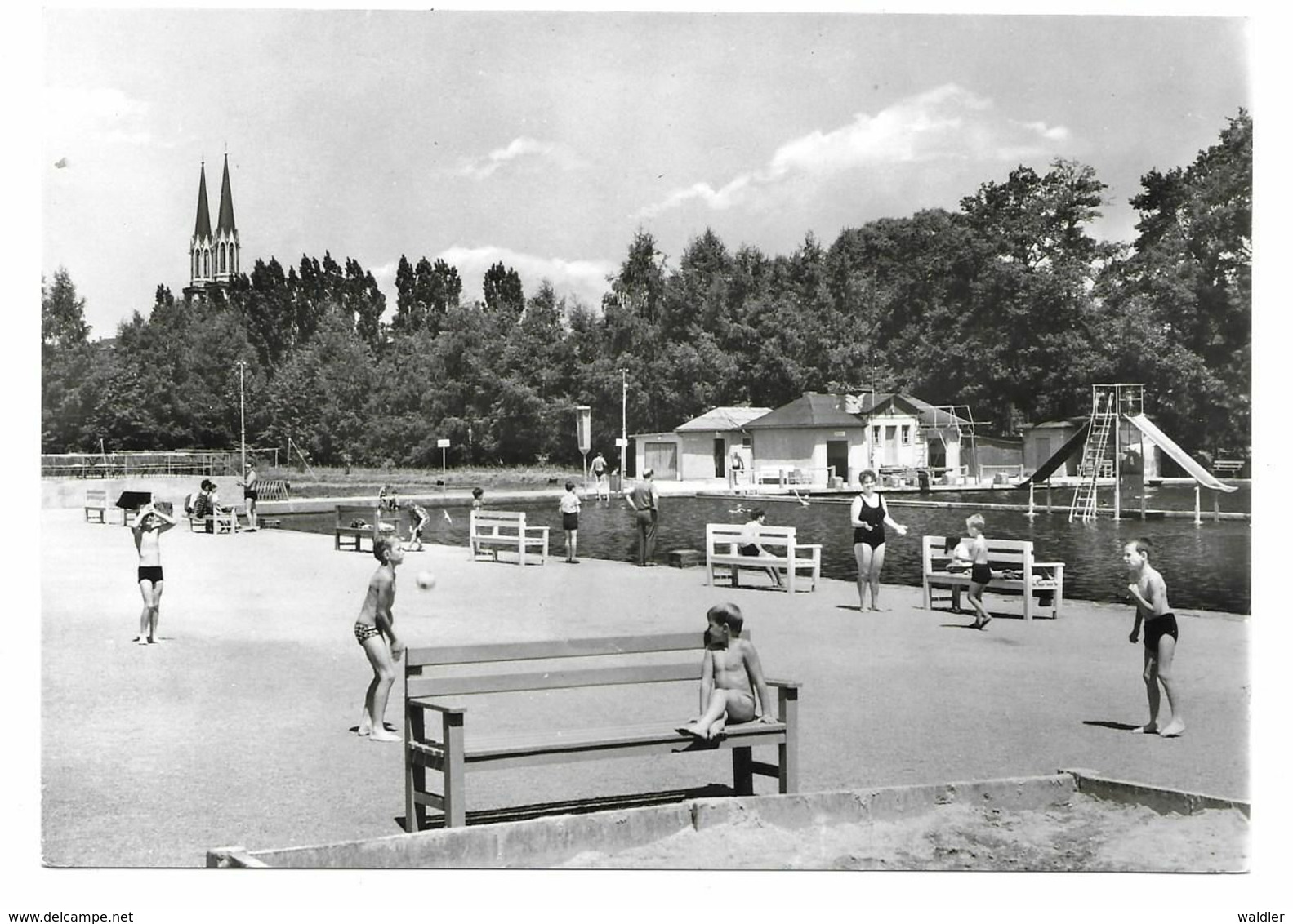 9920  OELSNITZ I. VOGTL.   -  STADTBAD  1974 - Oelsnitz I. Vogtl.