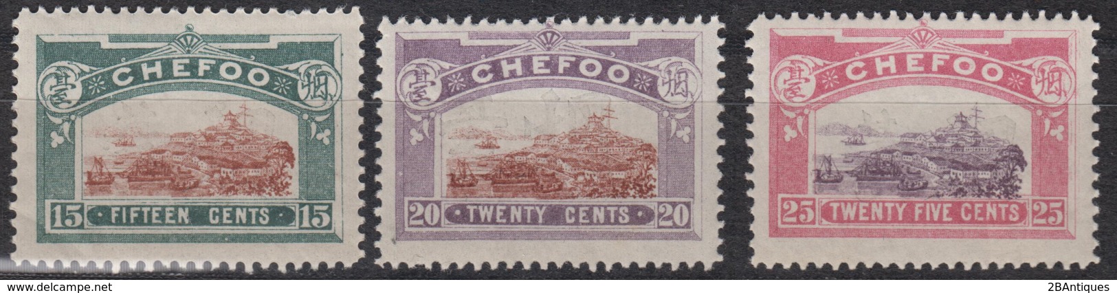 CHEFOO 1896 - Chefoo City MNH** OG COMPLETE SET! - Ongebruikt