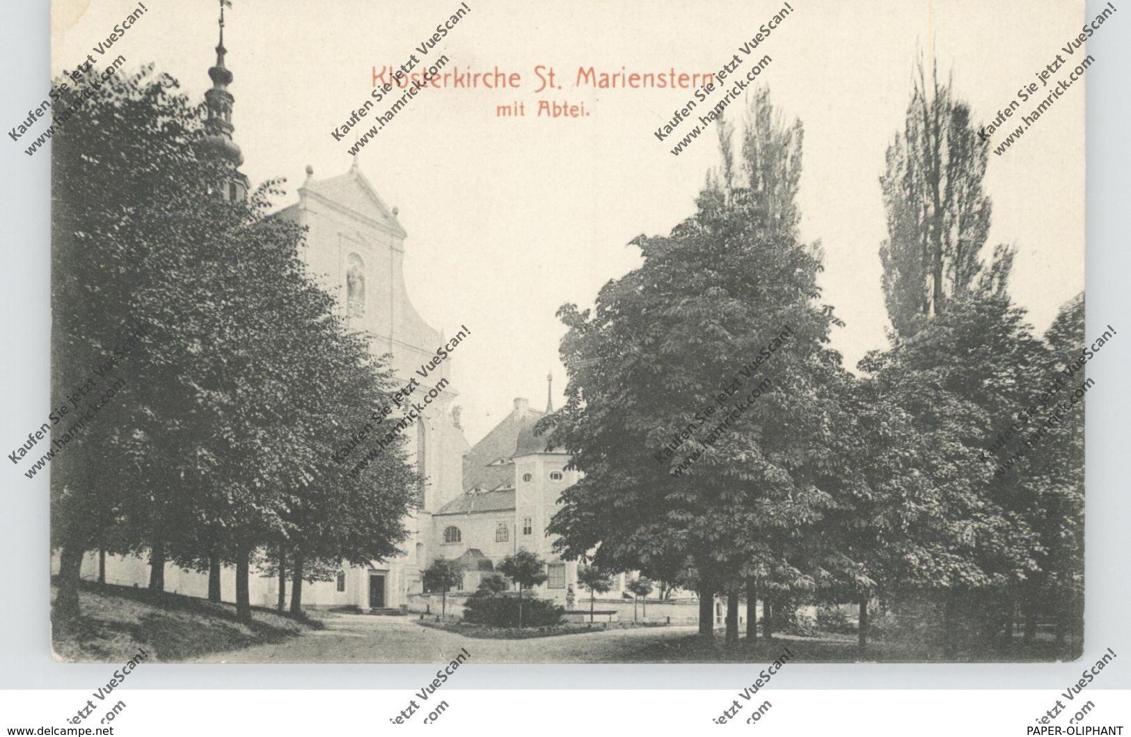 0-8291 PANSCHWITZ - KUCKAU, Klosterkirche St. Marienstern Mit Abtei, 1911 - Panschwitz-Kuckau