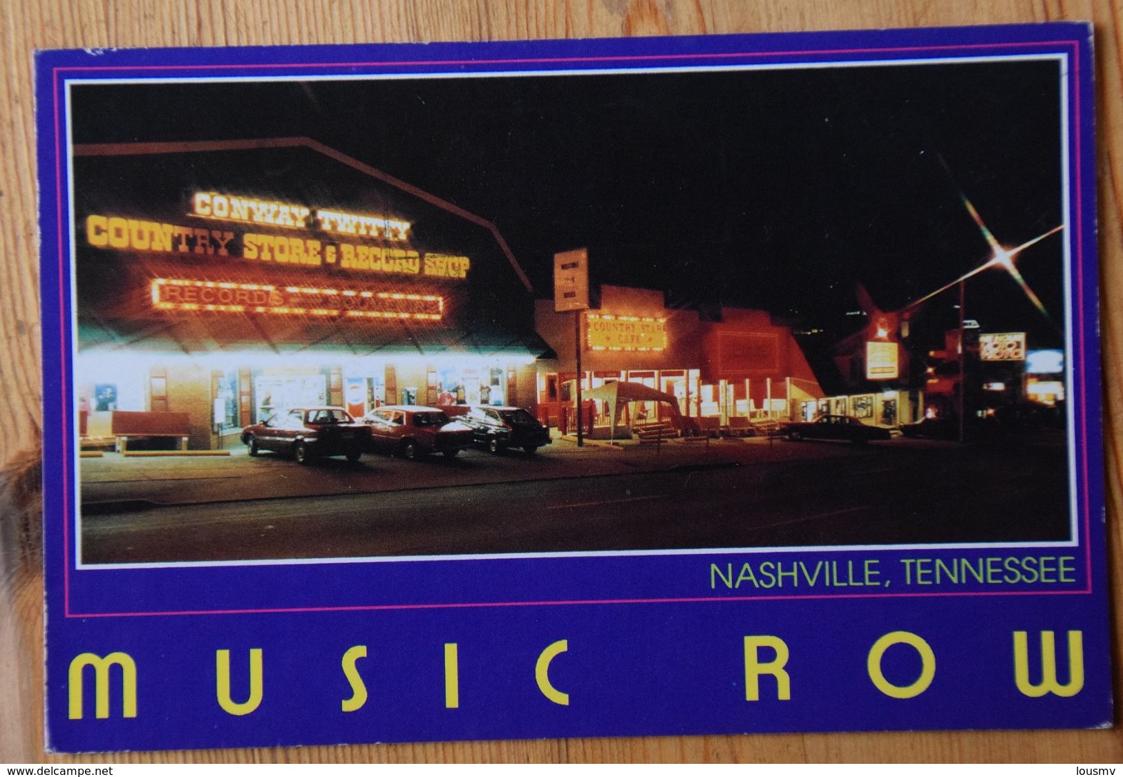 Nashville Tennessee - Music Row Shines At Night - (n°18377) - Nashville