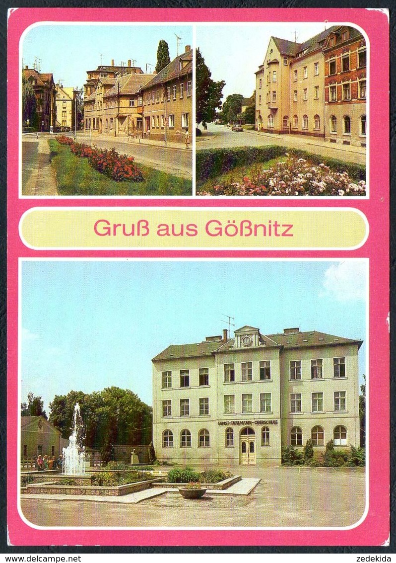 D8809 - Gößnitz Kr Schmölln - Post Straßer Der DSF Ernst Thälmann Schule - Bild Und Heimat Reichenbach - Gössnitz