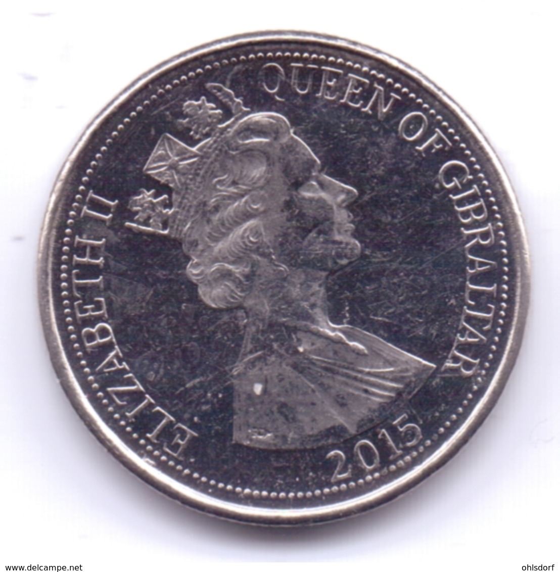 GIBRALTAR 2015: 10 Pence - Gibraltar