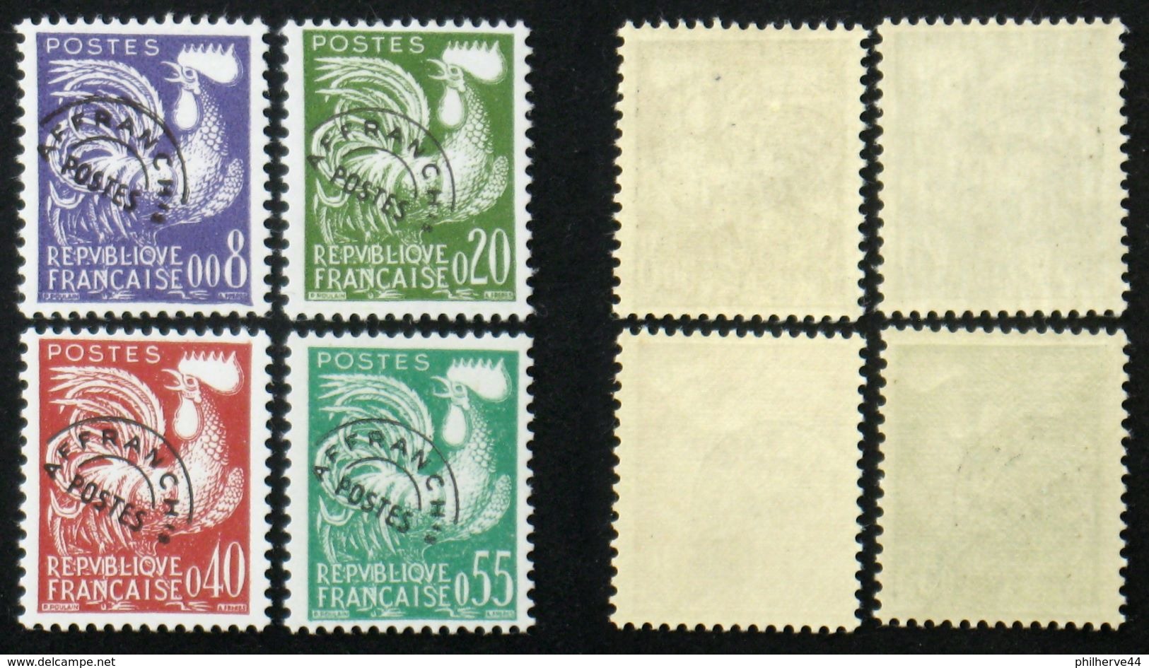 N° PREO 119 à 122  NEUFS N**  TB Cote 45€ - 1953-1960