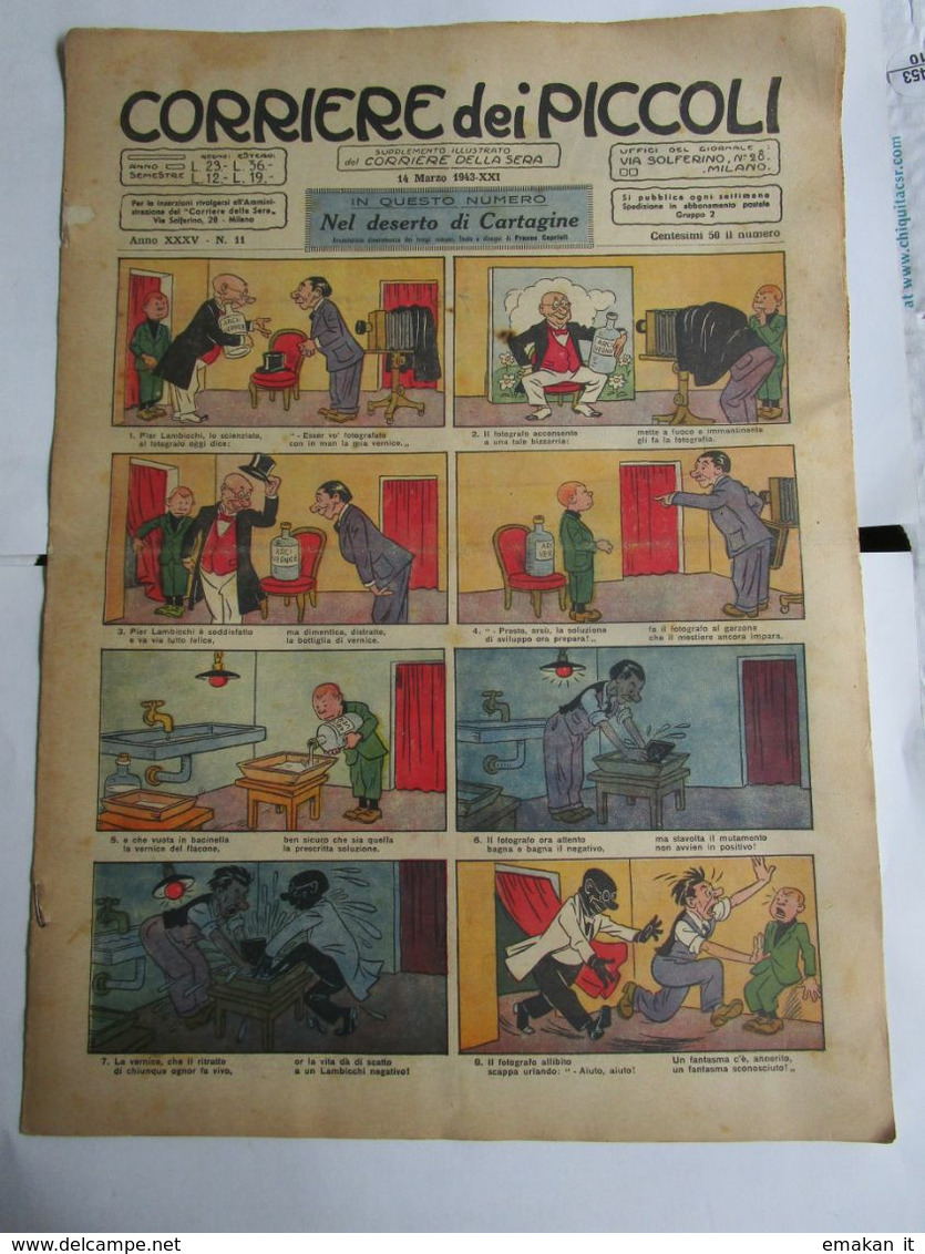 # CORRIERE DEI PICCOLI N 11 / 1943 - Corriere Dei Piccoli