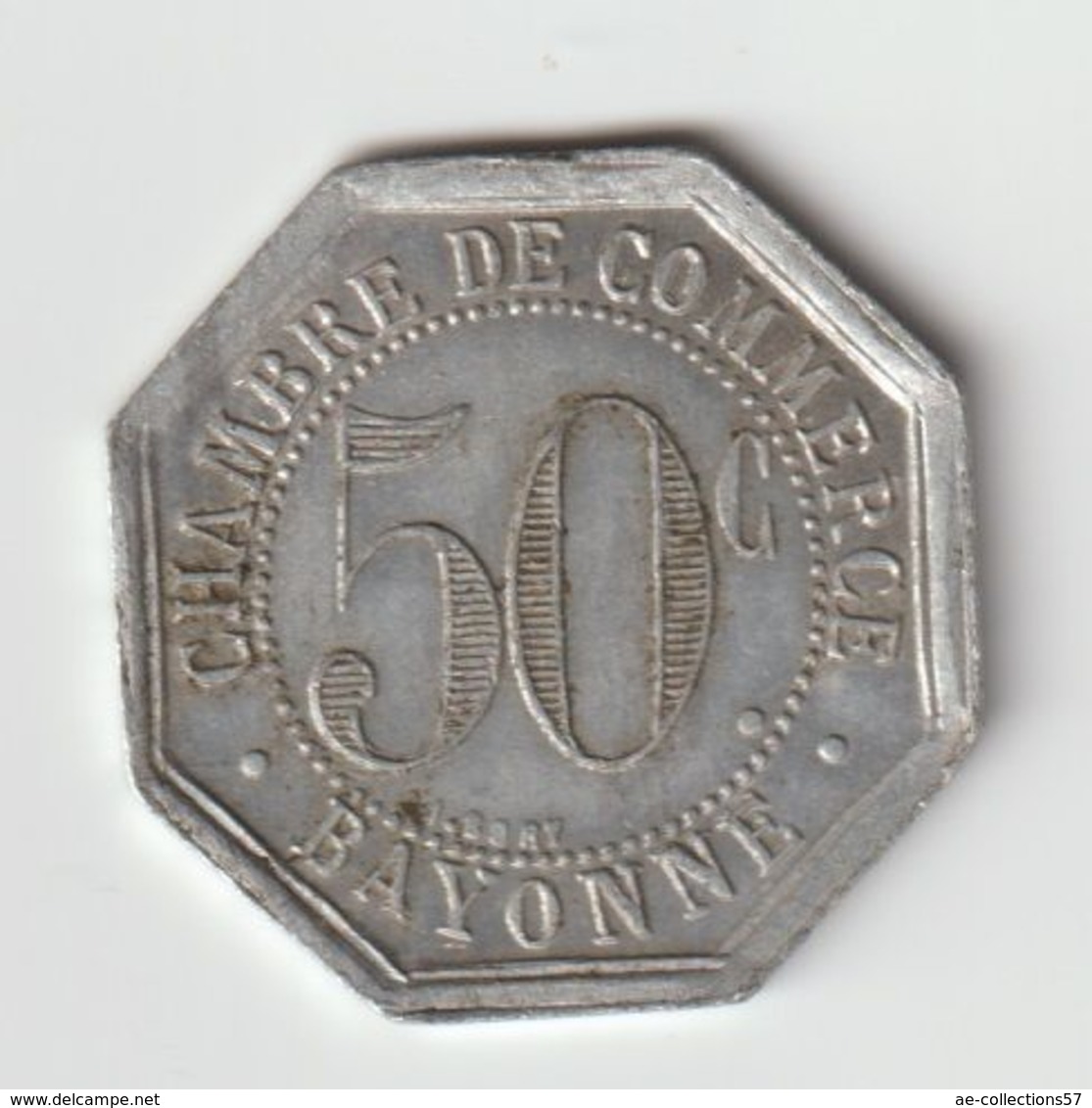 Bayonne  -  50 Centimes 1920  -  Etat  TTB - Noodgeld