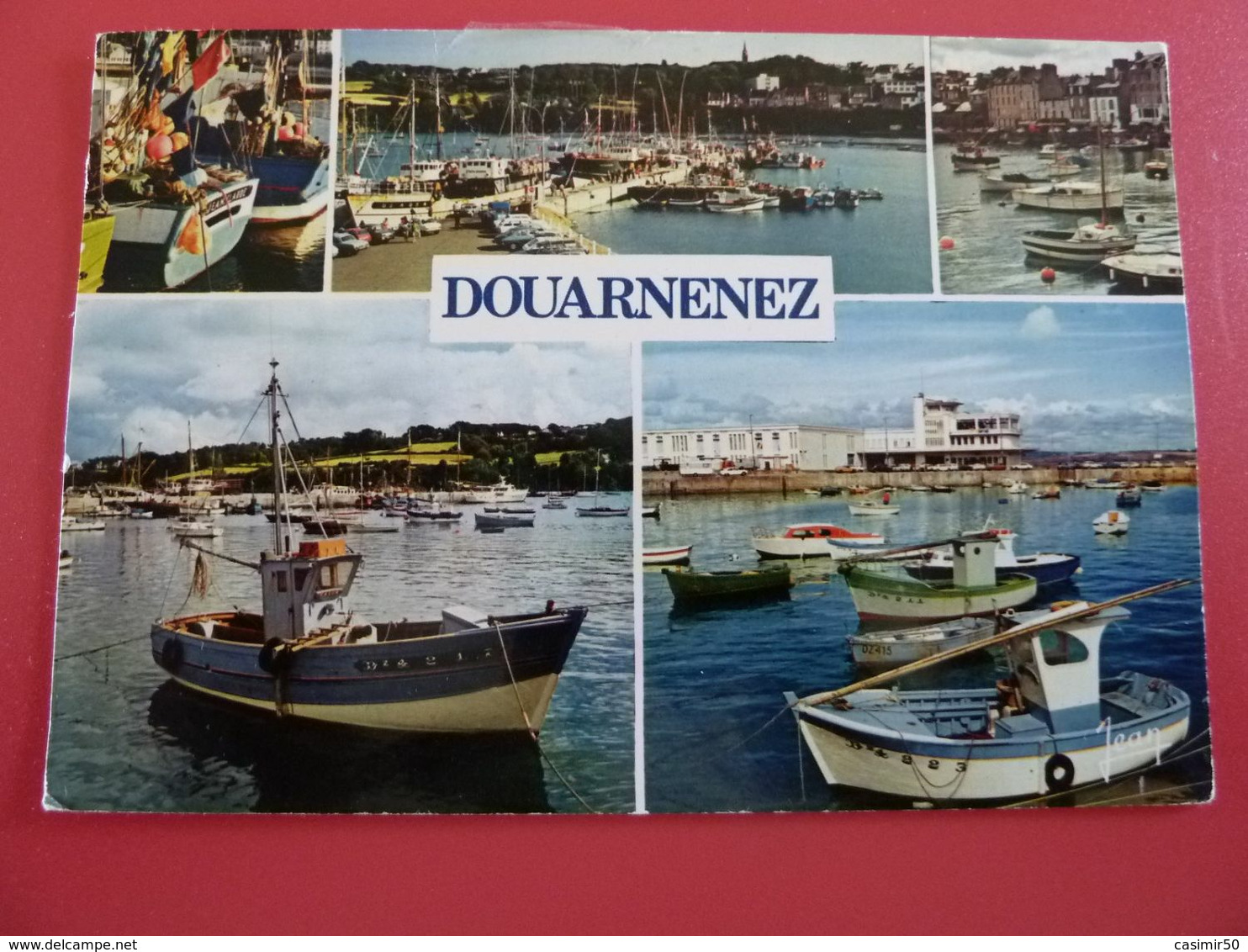 DOUARNENEZ MULTIVUES LE PORT BATEAUX A QUAI - Douarnenez