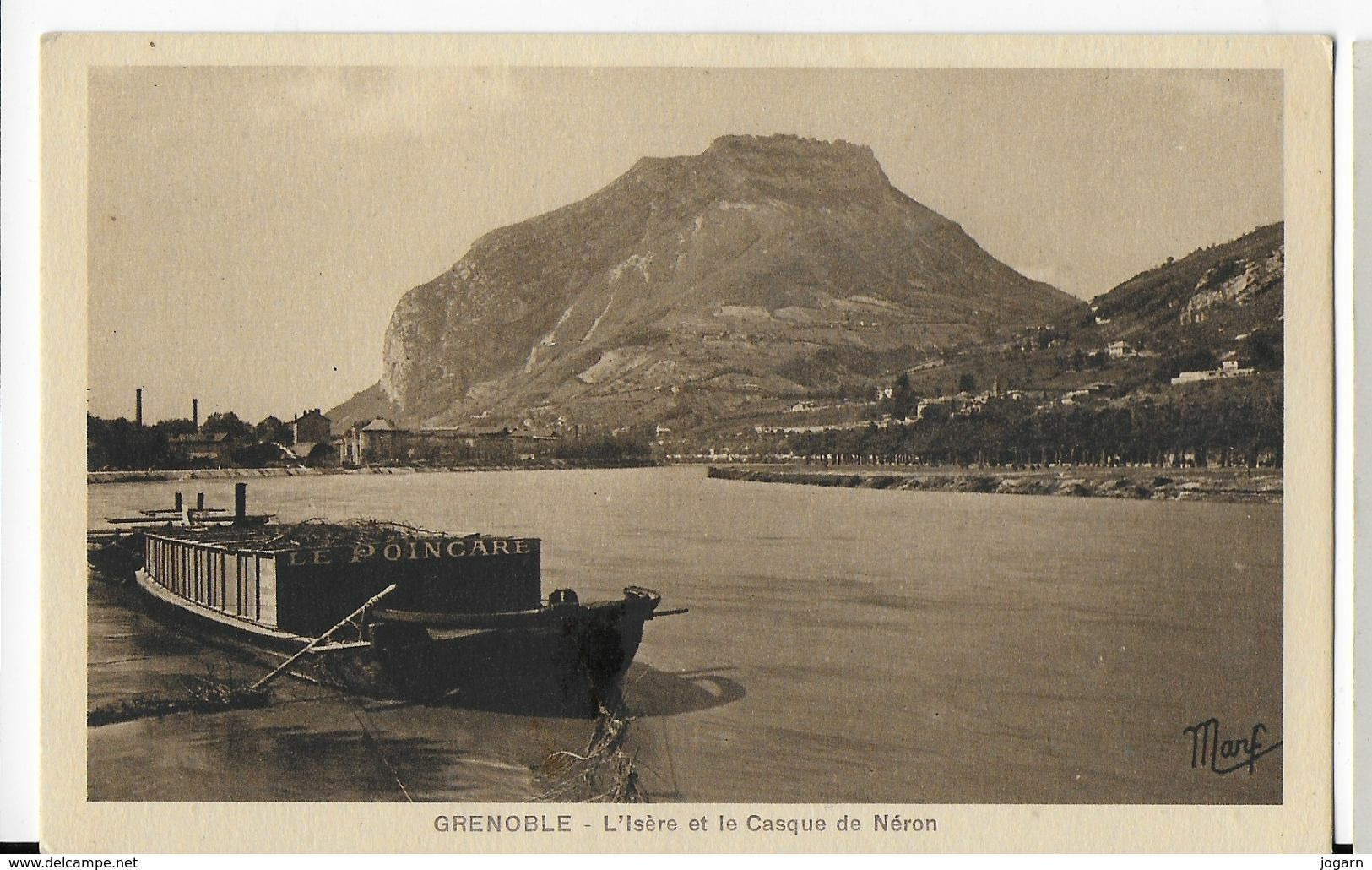 38 - GRENOBLE - L ' ISERE & Le Casque De Néron    BA - Grenoble