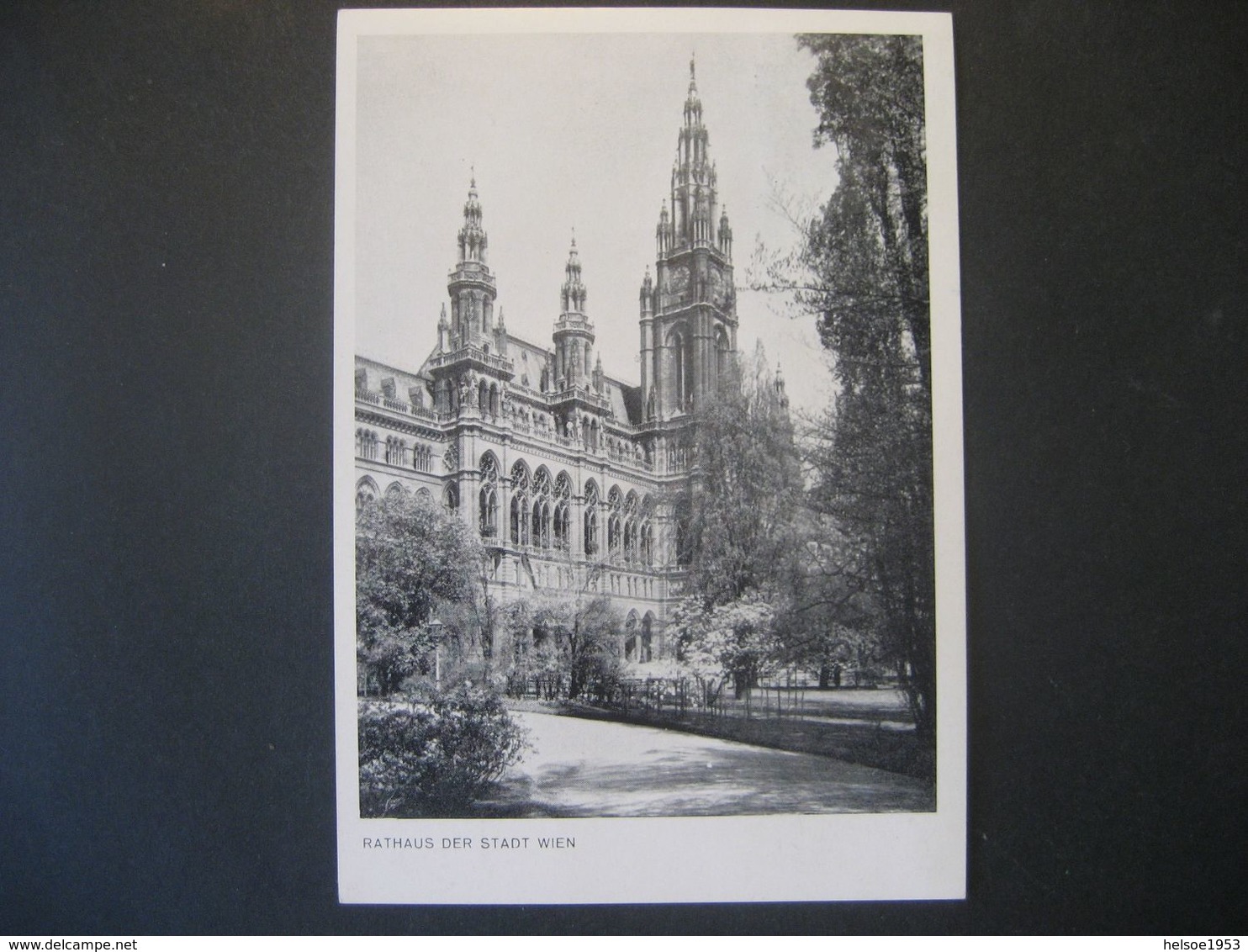 Österreich- AK Wien Rathaus Mit Stempel Rotunde - Ringstrasse