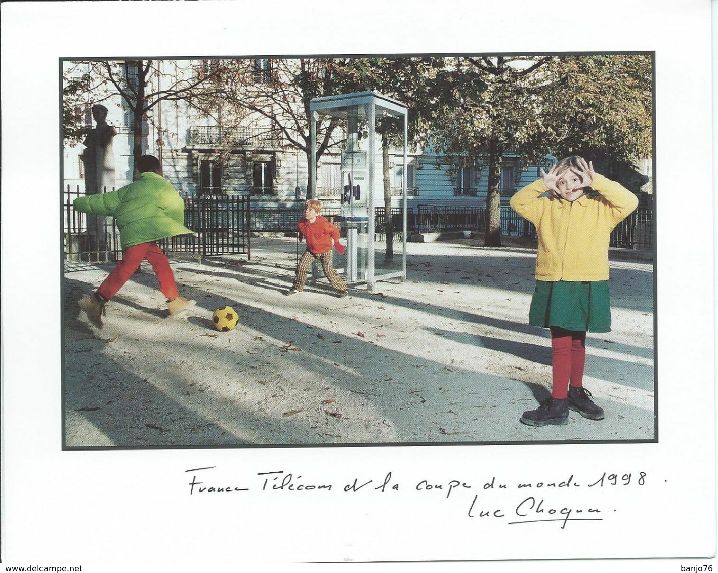 Carte De Voeux 1998 - FRANCE TELECOM Et La Coupe Du Monde 1998 - Altri & Non Classificati