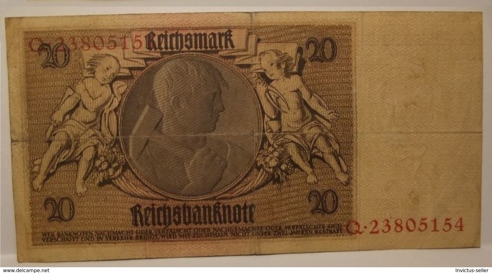 1929  GERMANIA REPUBBLICA DI WEIMAR BANCONOTE TEDESCA 20   MARK GERMANY BANKNOT BILLET DE BANQUE ALLEMAND - 20 Mark