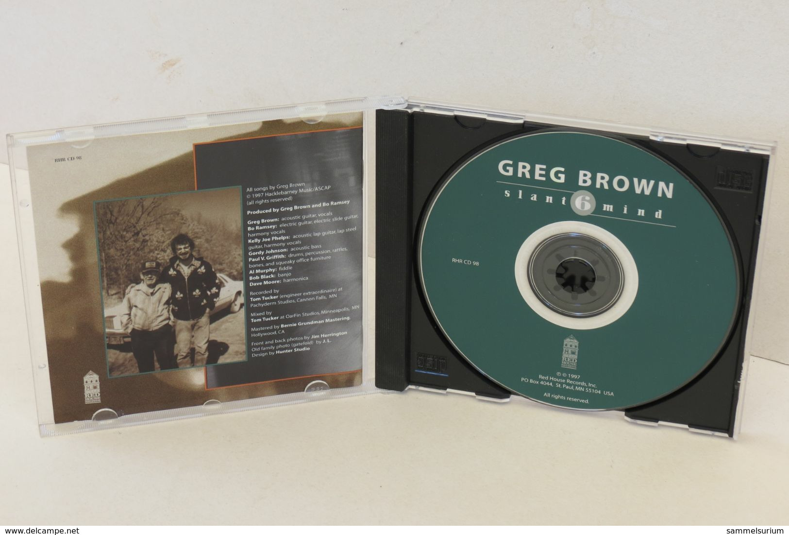 CD "Greg Brown" Slant 6 Mind - Country Et Folk