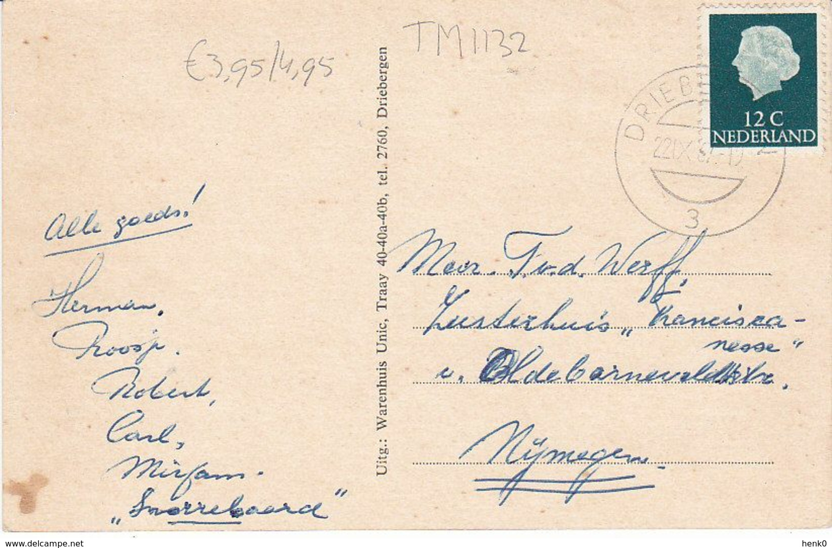 Driebergen Postkantoor TM1132 - Driebergen – Rijsenburg