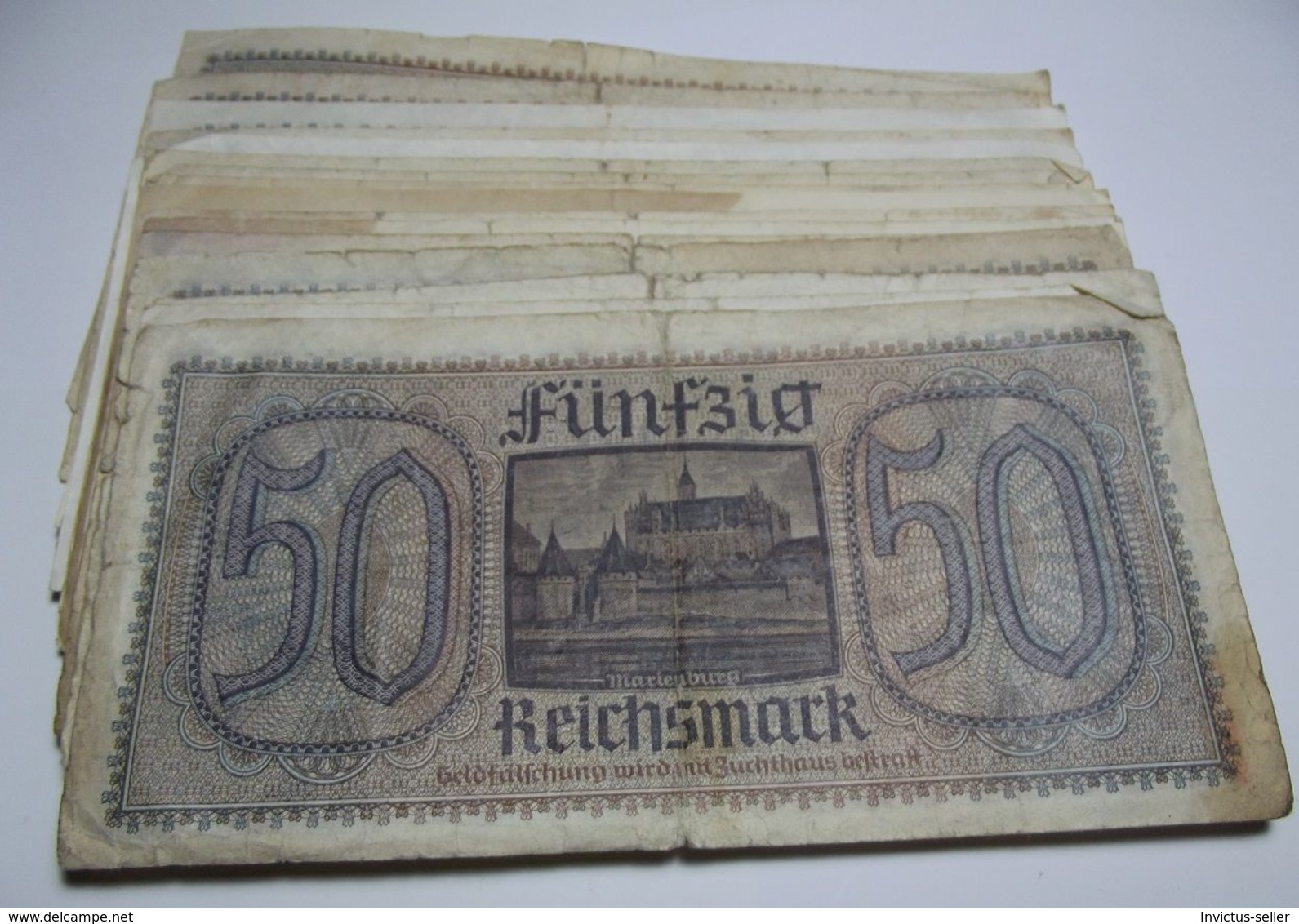 1937 GERMANIA TERZO REICH THIRD REICH BANCONOTE TEDESCA 50 MARK GERMANY BANKNOT BILLET DE BANQUE ALLEMAND TROISIÈME REIC - 50 Reichsmark