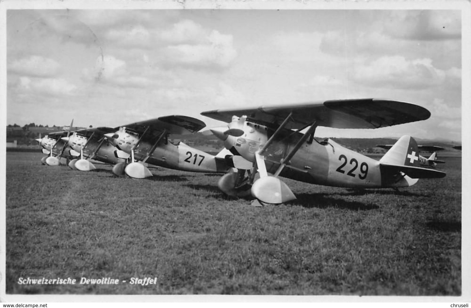 Aviatik Swissair Flugplatz Dübendorf Devoltine Staffel - Dübendorf