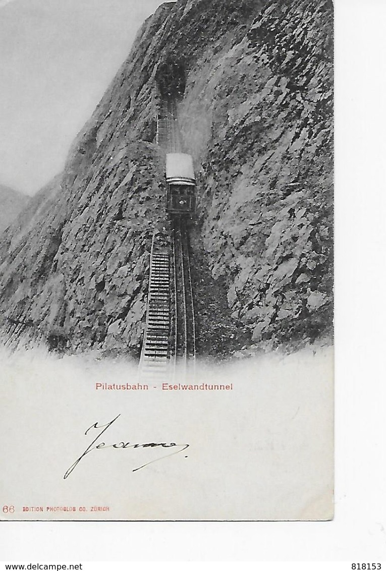 Alpnach   Pilatusbahn - Eselwandtunnel - Alpnach