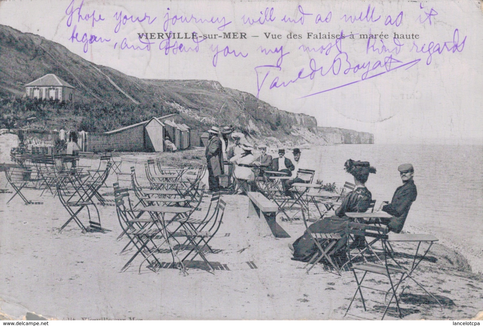 14 - VIERVILLE SUR MER / VUE DES FALAISES A MAREE HAUTE - Other & Unclassified