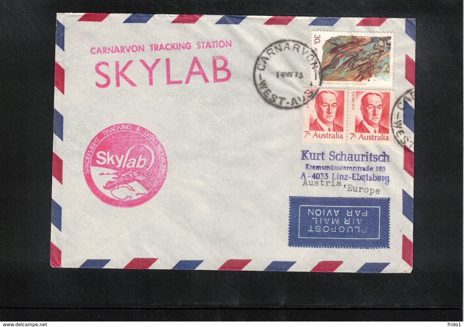 Australia 1973 Space / Raumfahrt Skylab Carnarvon Tracking Station Interesting Cover - Ozeanien