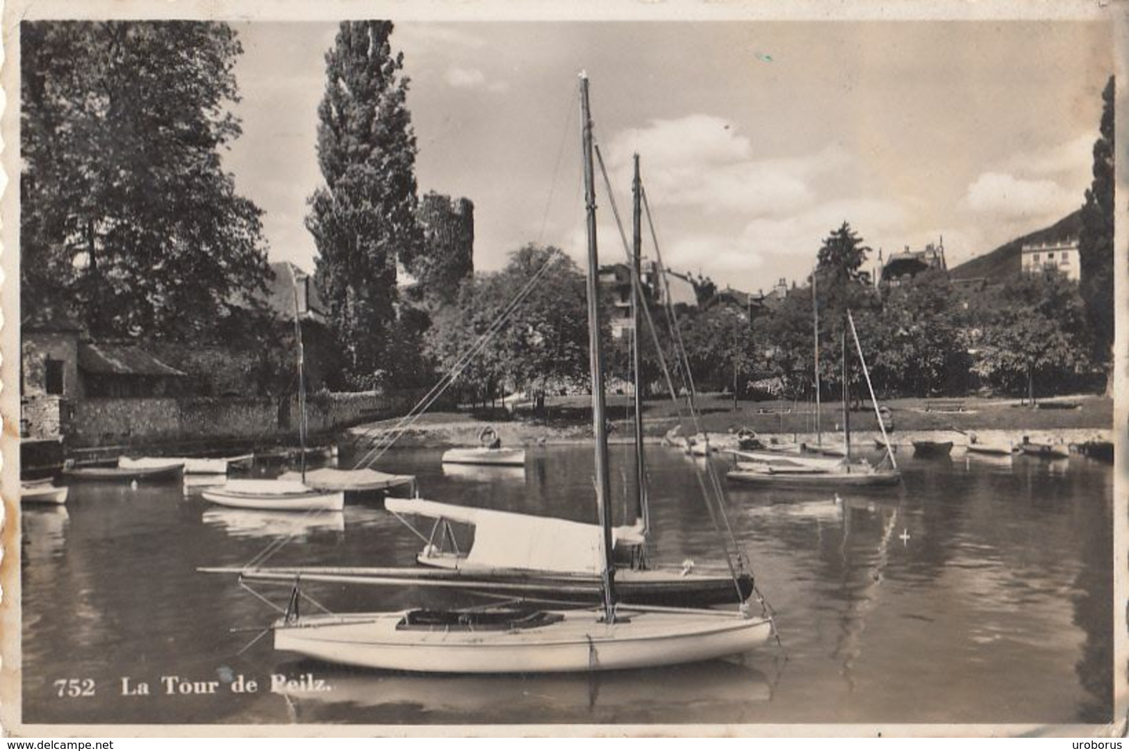 SWITZERLAND - Vevey 1954 - La Tour De Peilz - La Tour-de-Peilz