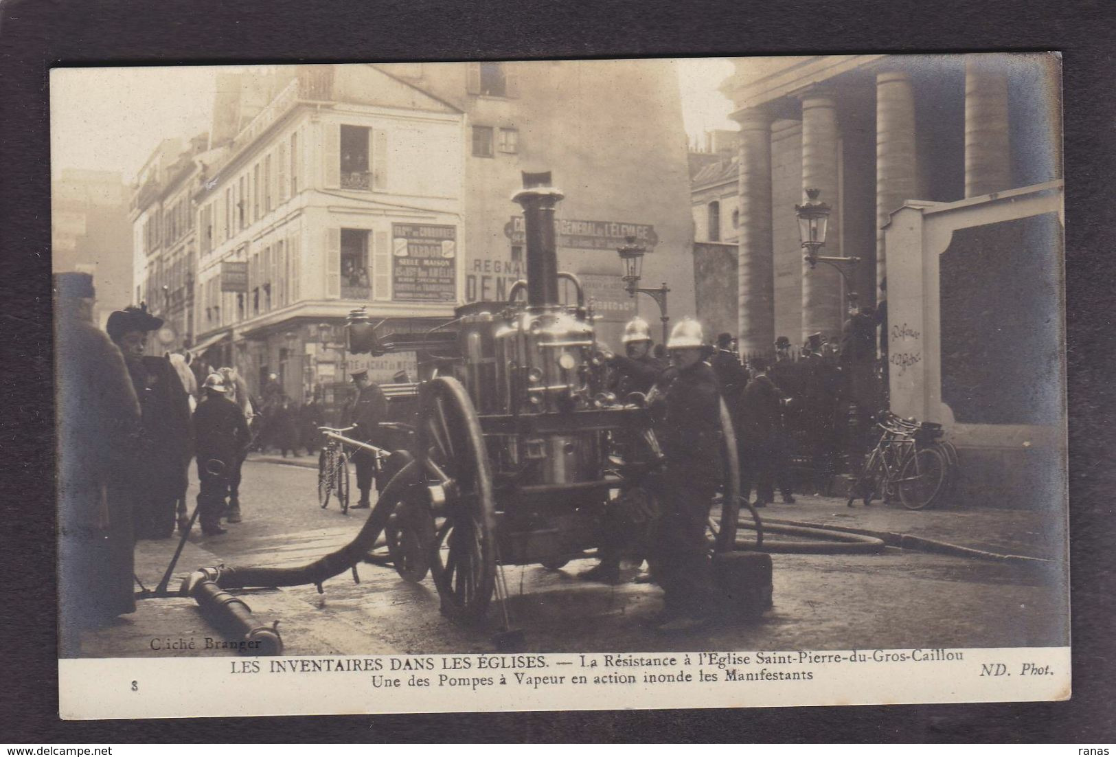 CPA Paris 75 Arrondissement 7 E Non Circulé Inventaire Pompiers - Distretto: 07