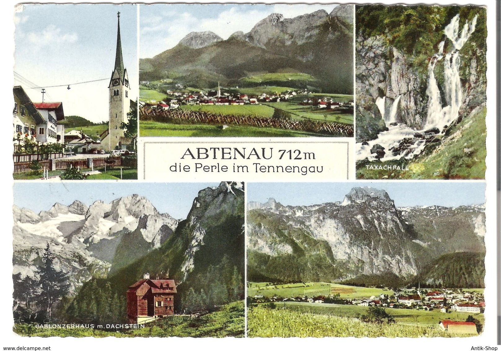 Abtenau - Die Perle Im Tennengau - 5 Ansichten V. 1962 (3944) - Abtenau