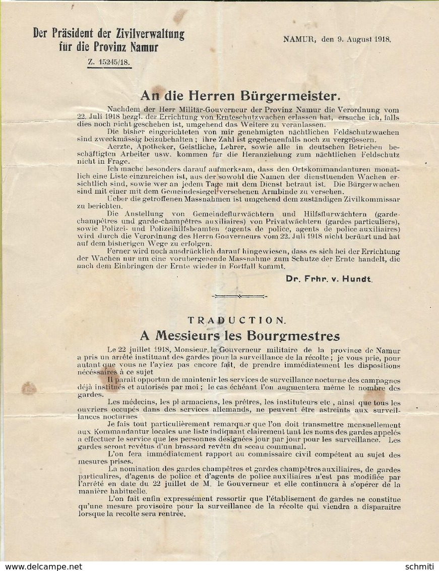 -Ensembles de documents(1855/65/7881//88/80/1891)certificat d'inscription à Gembloux