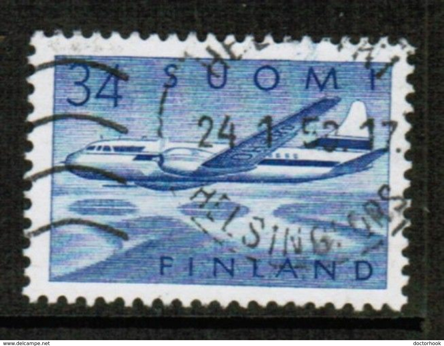 FINLAND  Scott # C 5 VF USED (Stamp Scan # 724) - Gebruikt